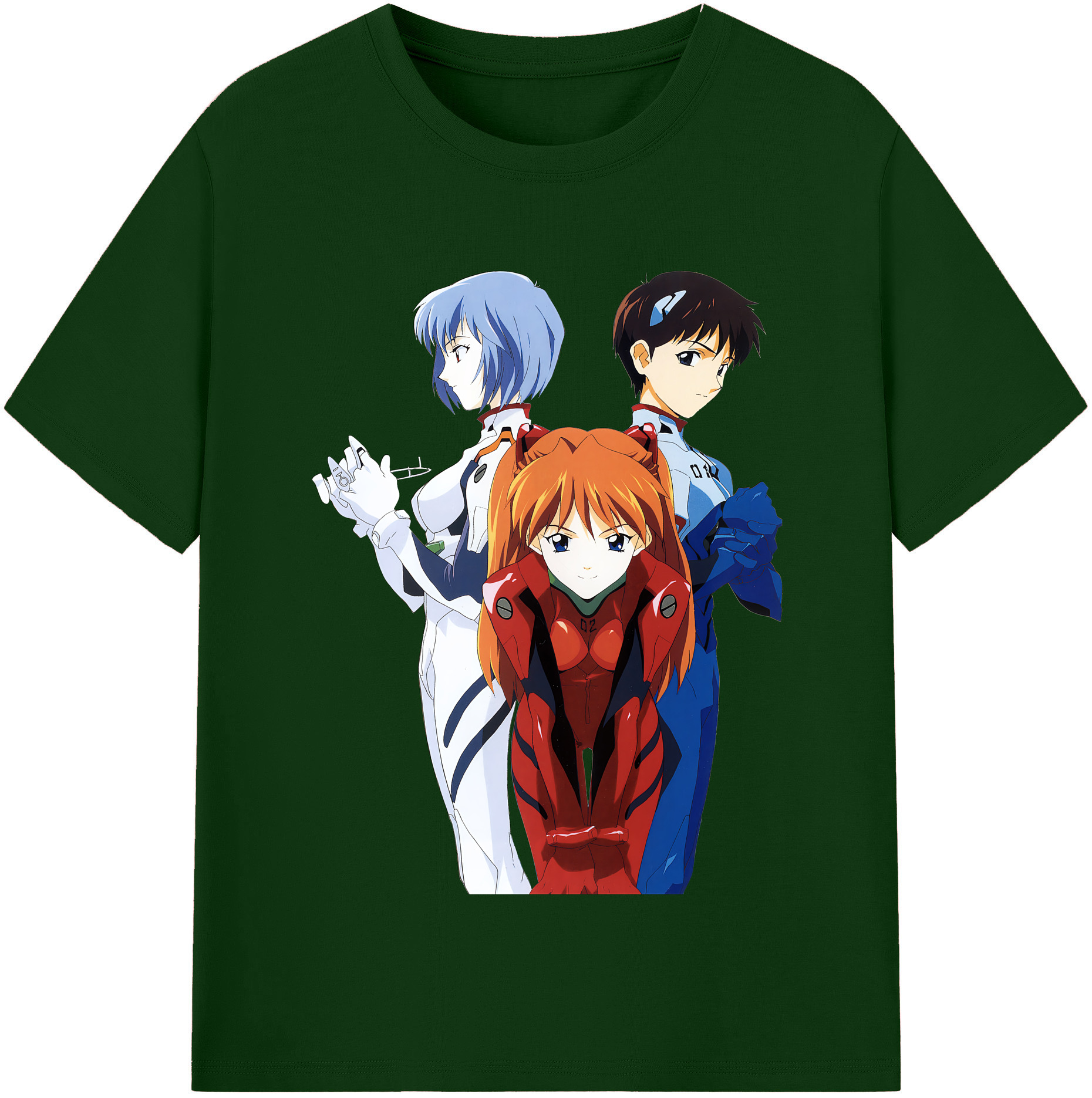 （画像用） EVA 新世紀エヴァンゲリオン 綿100％半袖Tシャツ（フロントプリント）